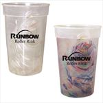 DA71217 17 oz. Rainbow Confetti Mood Cup with Custom Imprint